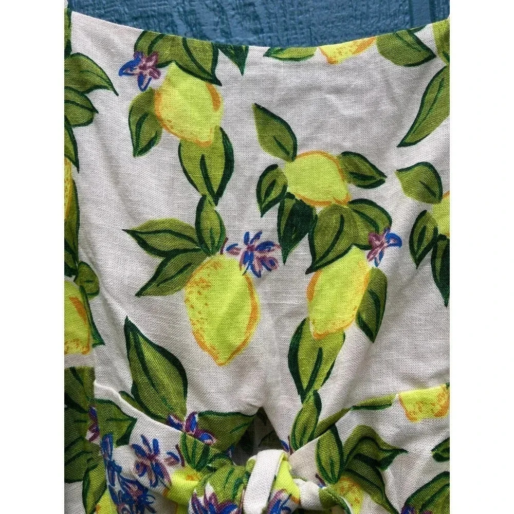 Zara Girls Young Teens Lemon Print Strappy Dress Size 13/14 NWT - Picture 7 of 7